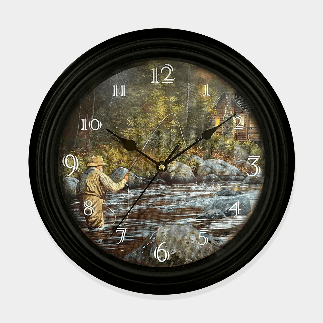 Moulinet De Pêche Vintage Orvis - Pièce De Décoration Ou Horloge Murale - Objet Publicitaire Ancien